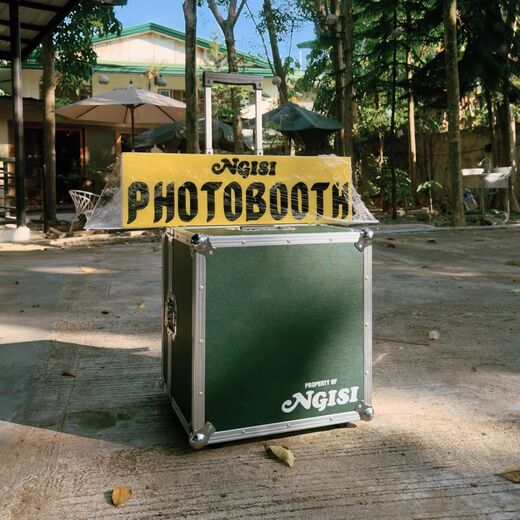 Ngisi photobooth flight case at La Casa Cinco